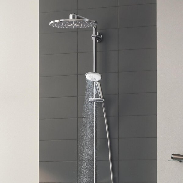 Grohe Euphoria set de duș perete cu termostat cu duș de ploaie StarLight Chrome 26507000