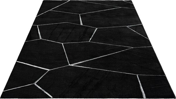 Covor Waben Guido Maria negru/argintiu 80/150 cm