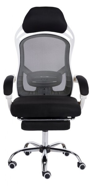 Scaun ergonomic, spătar mesh, recliner, înălțime reglabilă, SIB OS 101, Negru