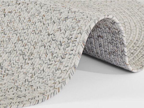 Covor alb/bej rotund de exterior ø 200 cm - NORTHRUGS
