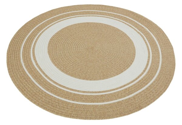Covor rotund de exterior în culoare naturală ø 150 cm - NORTHRUGS