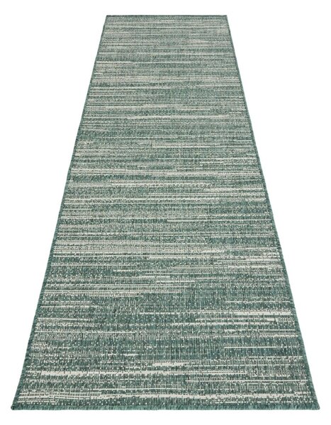 Covor de exterior verde de tip traversă 250x80 cm Gemini - Elle Decoration