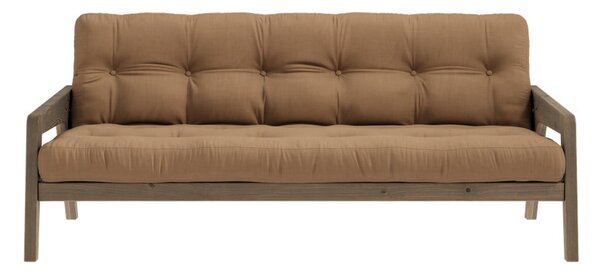 Canapea maro extensibilă 204 cm Grab - Karup Design
