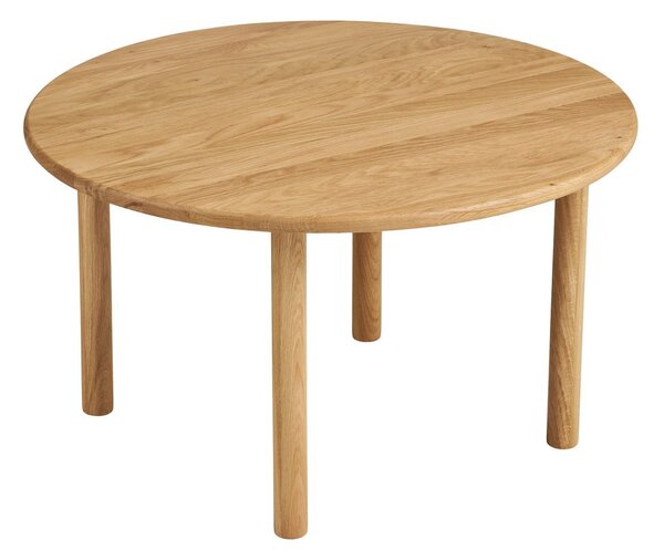 Măsuță de cafea în culoare naturală rotundă din lemn de stejar ø 70 cm Jena – House Nordic