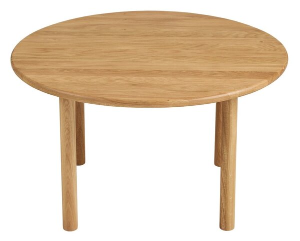 Măsuță de cafea în culoare naturală rotundă din lemn de stejar ø 70 cm Jena – House Nordic