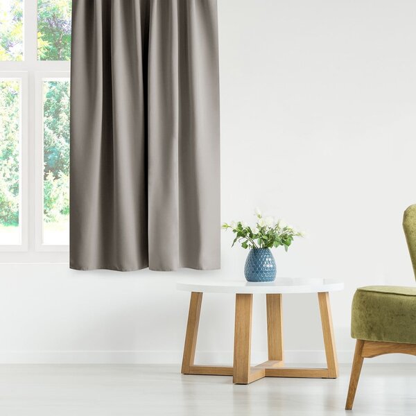 Draperie grej dimout (semi-opacă) 140x175 cm Kierra – Restilo