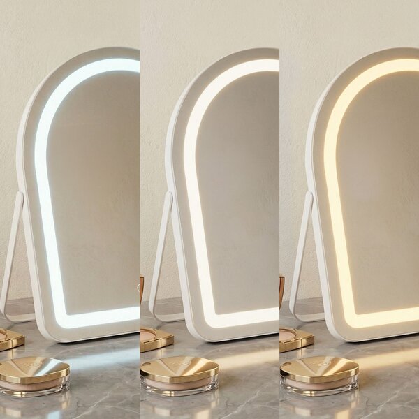 Oglindă LED GLAM White 40x45cm