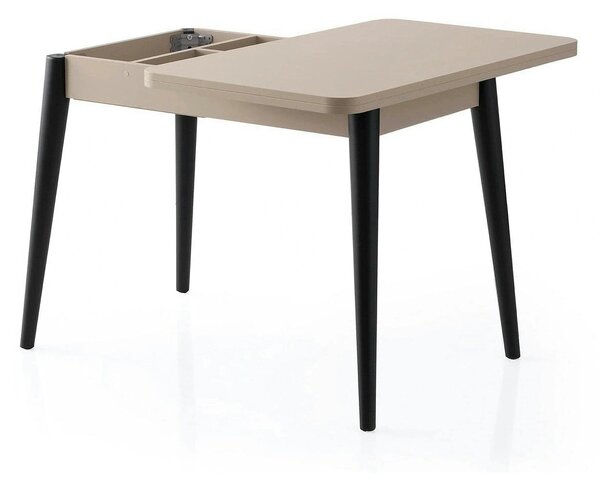 Masa extensibila DOLUNAY 1285, bej, PAL melaminat, 100/120x60/100x75 c