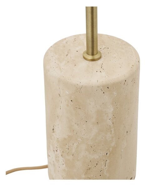 Lampadar bej cu abajur din metal (înălțime 155 cm) Sheffield – House Nordic
