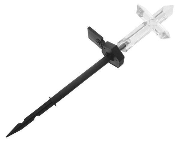 Set 2 x Cruce solara LED pentru mormant