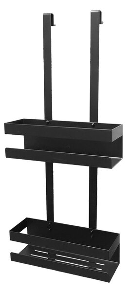Mereo Mereo, raft suspendat pentru cabină de duș, negru mat, MER-CK10622B