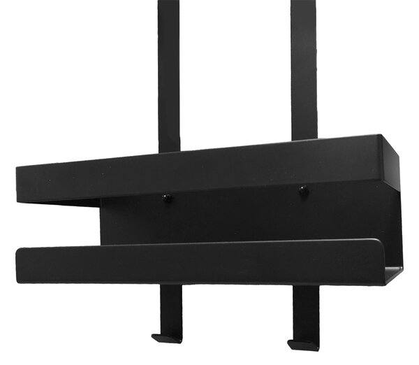 Mereo Mereo, raft suspendat pentru cabină de duș, negru mat, MER-CK10622B