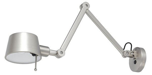 Lampă de perete Lucande, Silka, reglabil, Metalic, Studiu / Birou, Metal, Modern