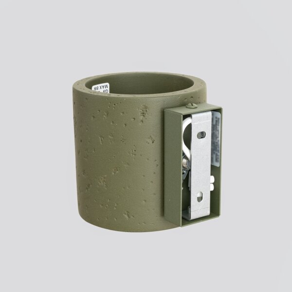 Sollux SL.1839 - Aplică spot de perete ORBIS 1xG9/8W/230V beton/verde