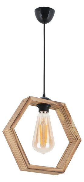 Lustra HEXAGON, stejar, lemn, 32x72 cm