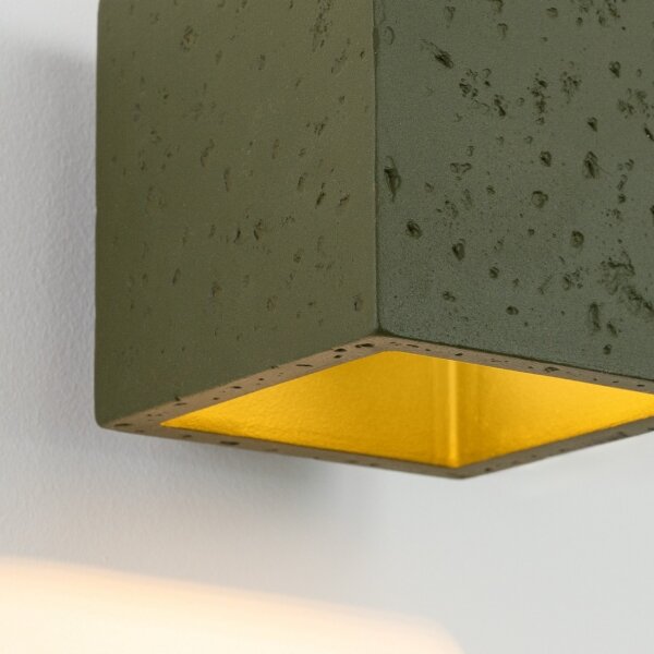 Sollux SL.1843 - Aplica spot de perete QUAD 1xG9/8W/230V beton/verde