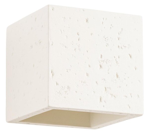 Aplica de perete cu spot QUAD 1xG9/8W/230V, beton/crem - Sollux SL.1844