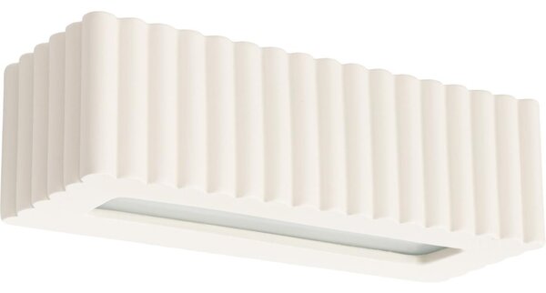 Sollux SL.1886 - Aplică de perete RIGATA, 1xE27/15W/230V, ceramică/crem