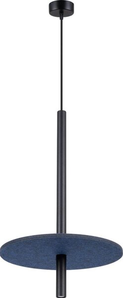 Sollux SL.1881 - Lustră suspendată pe cablu FELTRO 1xG9/8W/230V negru/albastru