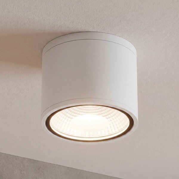 ORION Sputnik spot tavan LED IP65 Ø 14,5 cm, alb, Alb, Baie, Metal, Modern, Spot de exterior / vârf de pământ