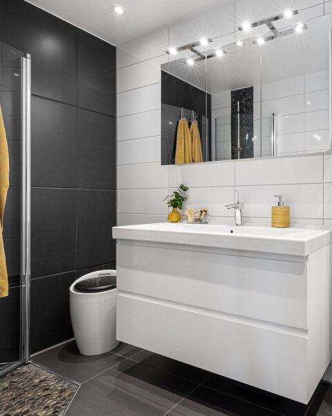 Aplică LED pentru oglindă de baie LED/5W/230V 4000K 30 cm IP44 crom
