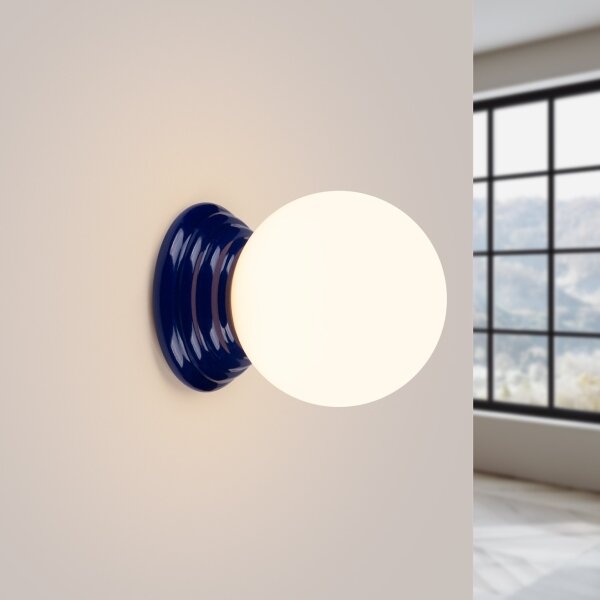 Aplica de perete pentru baie ZORI - Sollux SL.1896 1xG9/8W/230V IP44 albastră