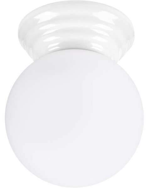 Sollux SL.1904 - Plafonieră pentru baie ZORI 1xG9/8W/230V, diam. 12 cm, IP44, albă