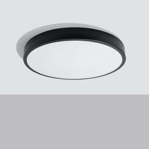 Sollux SL.1248 - Plafonieră LED ONYX, 48 W, 230 V, diametru 60 cm, negru