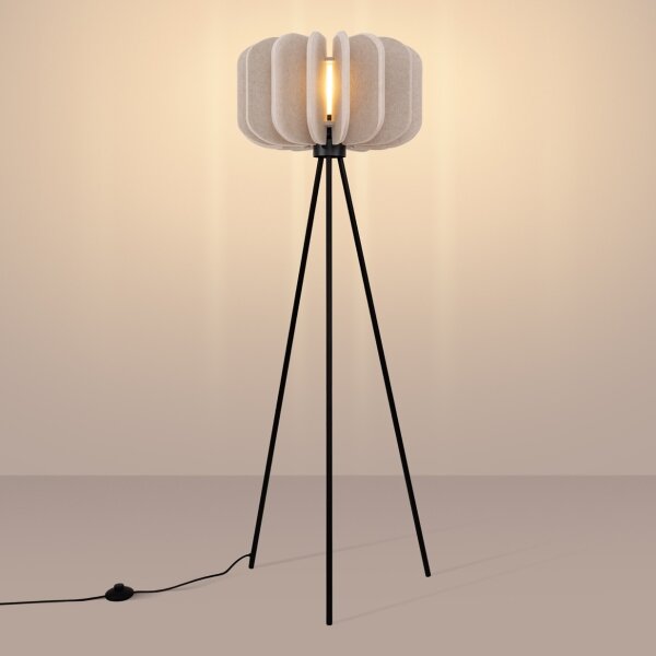 Sollux SL.1863 - Lampă de podea MULA 1xE27/15W/230V, crem