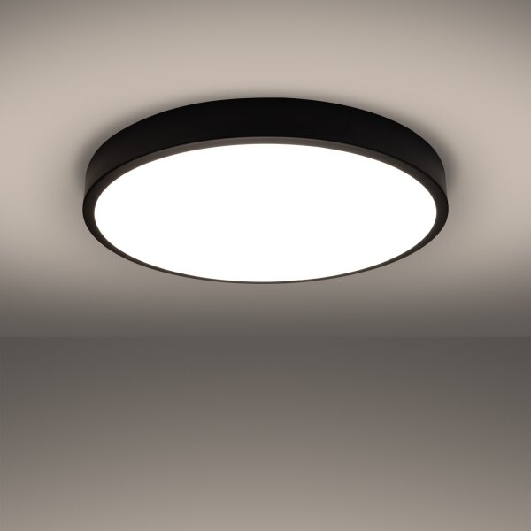 Sollux SL.1248 - Plafonieră LED ONYX, 48 W, 230 V, diametru 60 cm, negru