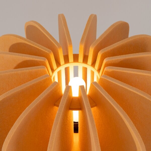 Sollux SL.1864 - Lampadar MULA 1xE27/15W/230V galben