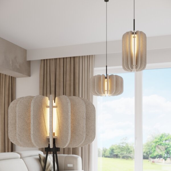 Sollux SL.1863 - Lampă de podea MULA 1xE27/15W/230V, crem