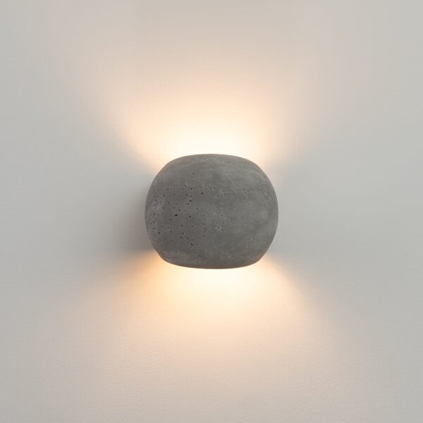 Sollux SL.1362 - Aplica de perete GLOBE 2xG9/8W/230V beton/gri