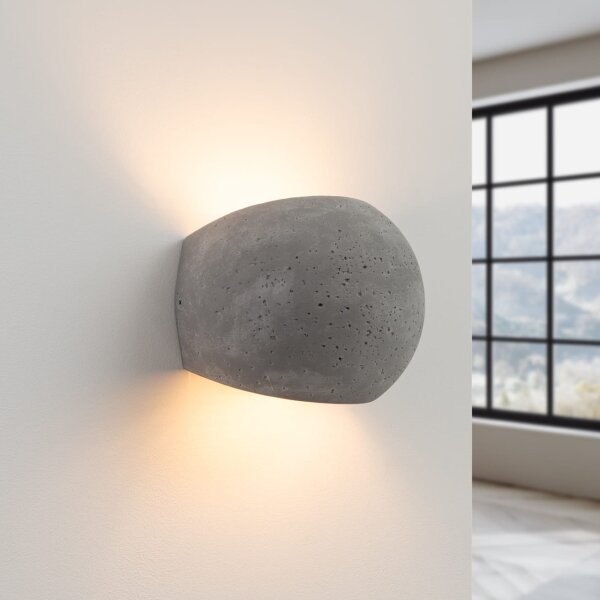 Sollux SL.1362 - Aplica de perete GLOBE 2xG9/8W/230V beton/gri