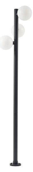 Lămpi de exterior Lucande, Asane, reglabil, Negru, Metal, Modern