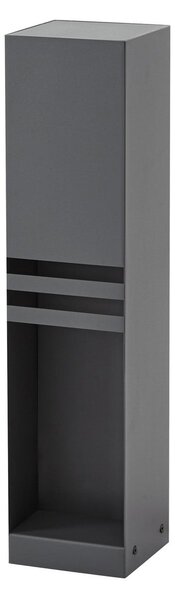 Lămpi de exterior Lucande, Oxido, Negru, Terasă, Oțel inoxidabil, Modern