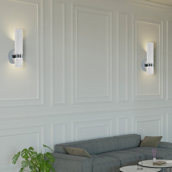 Aplica LED de perete AMBIENTE, 6W, 230V, 3000/4000/6000K, crom lucios