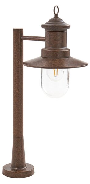 Lămpi de exterior Lindby, Eloretta, reglabil, Maro / Rugină, Terasă, Metal, Casă de țară / Rustic