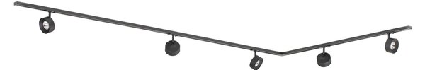 Plafoniere Lindby, Linaro, Negru, Studiu / Birou, Metal, Modern