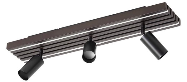 Plafoniere Lucande, Tiron, reglabil, Lemn, Camera de zi, Lemn, Modern
