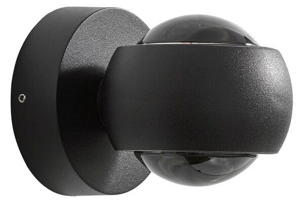 Lămpi de exterior Lindby, Focra, Negru, Metal