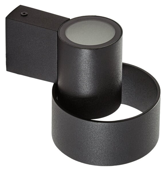 Lămpi de exterior Lucande, Elune, Negru, Aluminiu, Modern