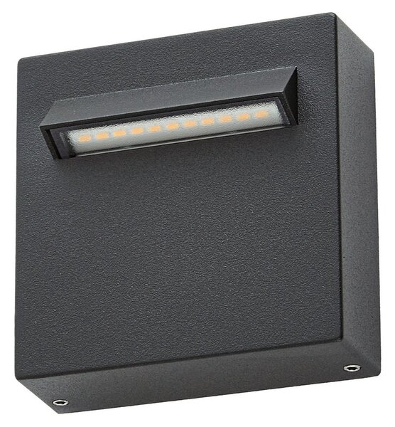Lămpi de exterior Lucande, Joril, Negru, Terasă, Aluminiu, Modern