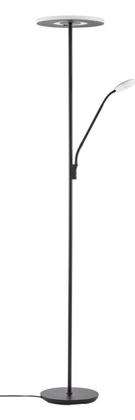 Lampadar Lucande, Raymond, reglabil, Negru, Camera de zi, Metal, Modern