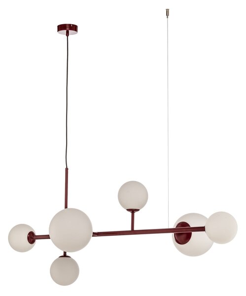 Lustră Pendul ALDEX, Joel, reglabil, Roșu, Sala de mese, Metal, Modern