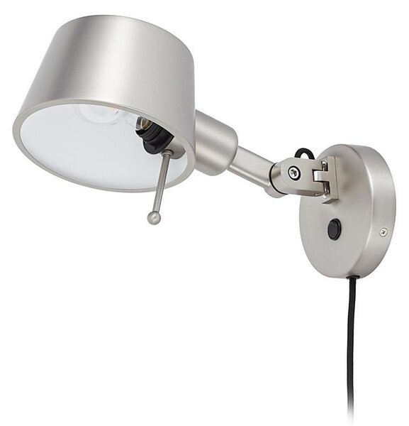 Lampă de perete Lucande, Silka, Metalic, Studiu / Birou, Metal, Modern