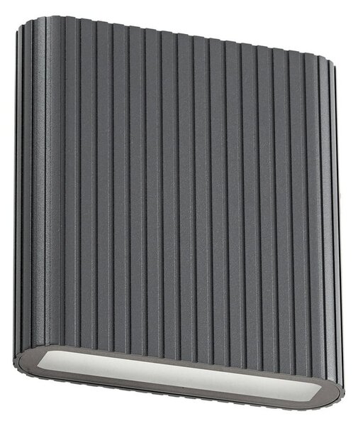 Lămpi de exterior Lucande, Raija, Gri, Aluminiu, Modern