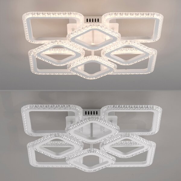 JUST LIGHT. 15269-16 - Plafonieră LED CRYSTALLO LED/43,5W/230V albă