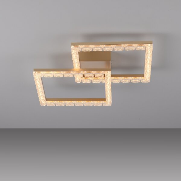 JUST LIGHT. 14732-60 - LED Plafonier GLITRA LED/17,5W/230V auriu