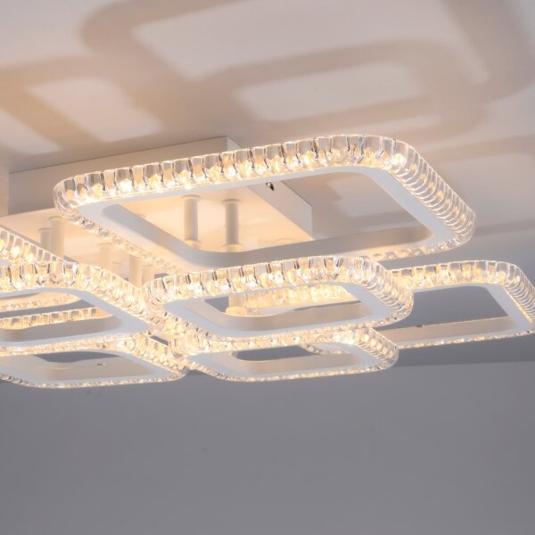 JUST LIGHT. 15269-16 - Plafonieră LED CRYSTALLO LED/43,5W/230V albă